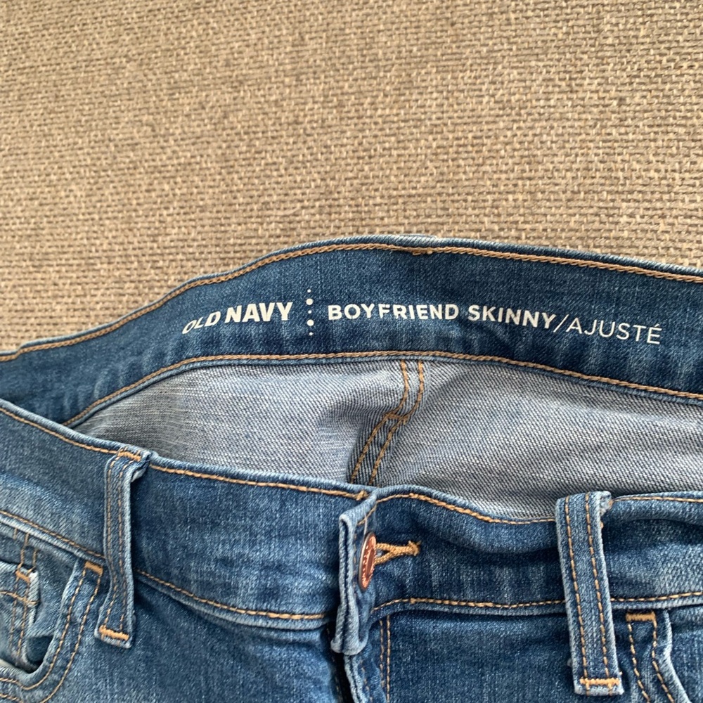 Old Navy Boyfriend Skinny Jeans - Blue Wash